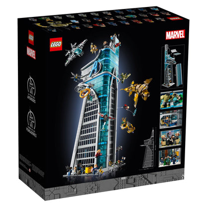LEGO Marvel Avengers Tower with bonus LEGO Marvel Rocket & Baby Groot Minifigure