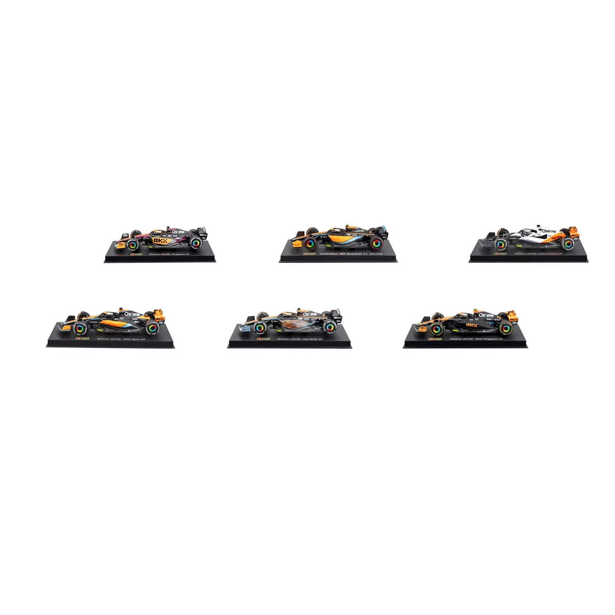 1:43 McLaren Formula Racing Die Cast 6-pack