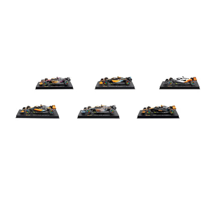 1:43 McLaren Formula Racing Die Cast 6-pack