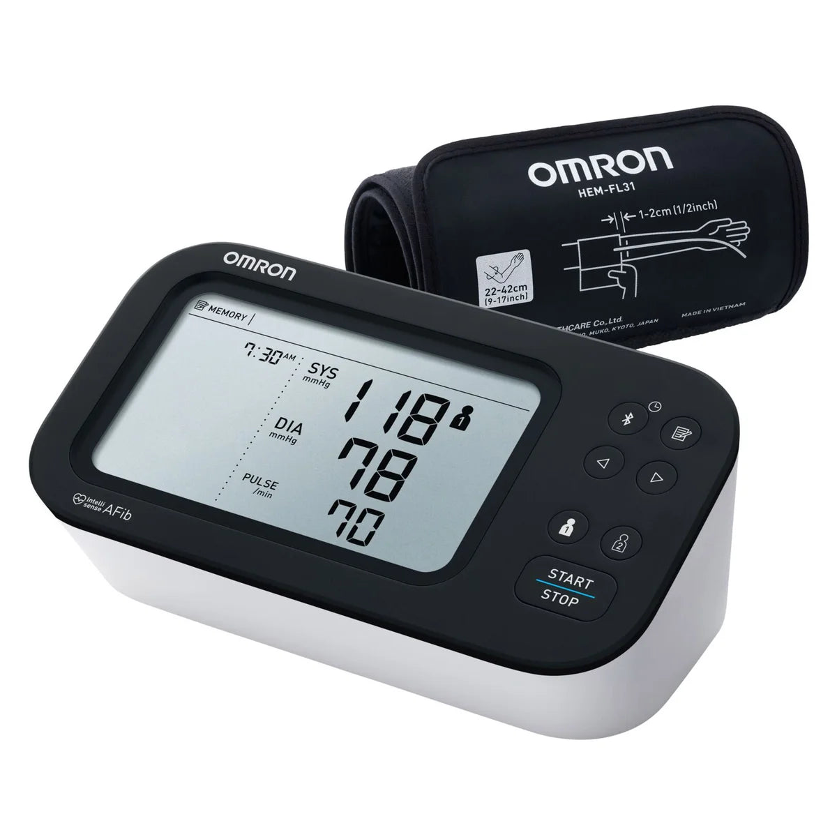 Omron BP-7365 Blood Pressure Monitor with Afib Screening technology