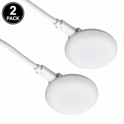 (2 PACK) IKEA KAPPLAKE USB-Powered LED Spotlight with Sticky Gel Pad – White