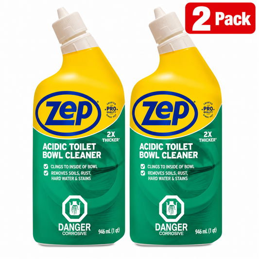 (2 Pack) Zep Acidic Toilet Bowl Cleaner - 946 ml