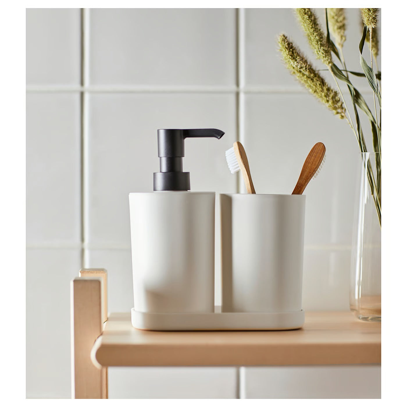 IKEA STORAVAN 3-piece bathroom set, white