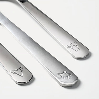 (3 Piece) Kids Stainless Steel Cutlery Set