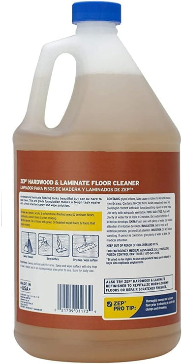 ZEP Hardwood and Laminate Floor Cleaner 3.78 L