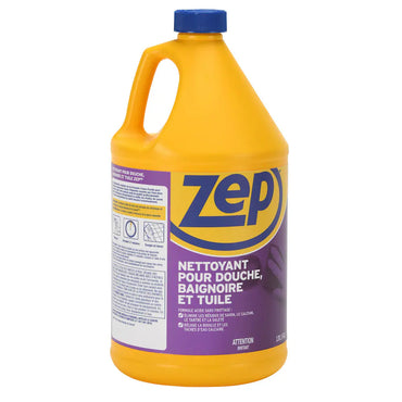 Zep Shower, Tub & Tile Cleaner 3.78 L – Bathroom Cleaner for Soap Scum & Hard Water Stains Removal