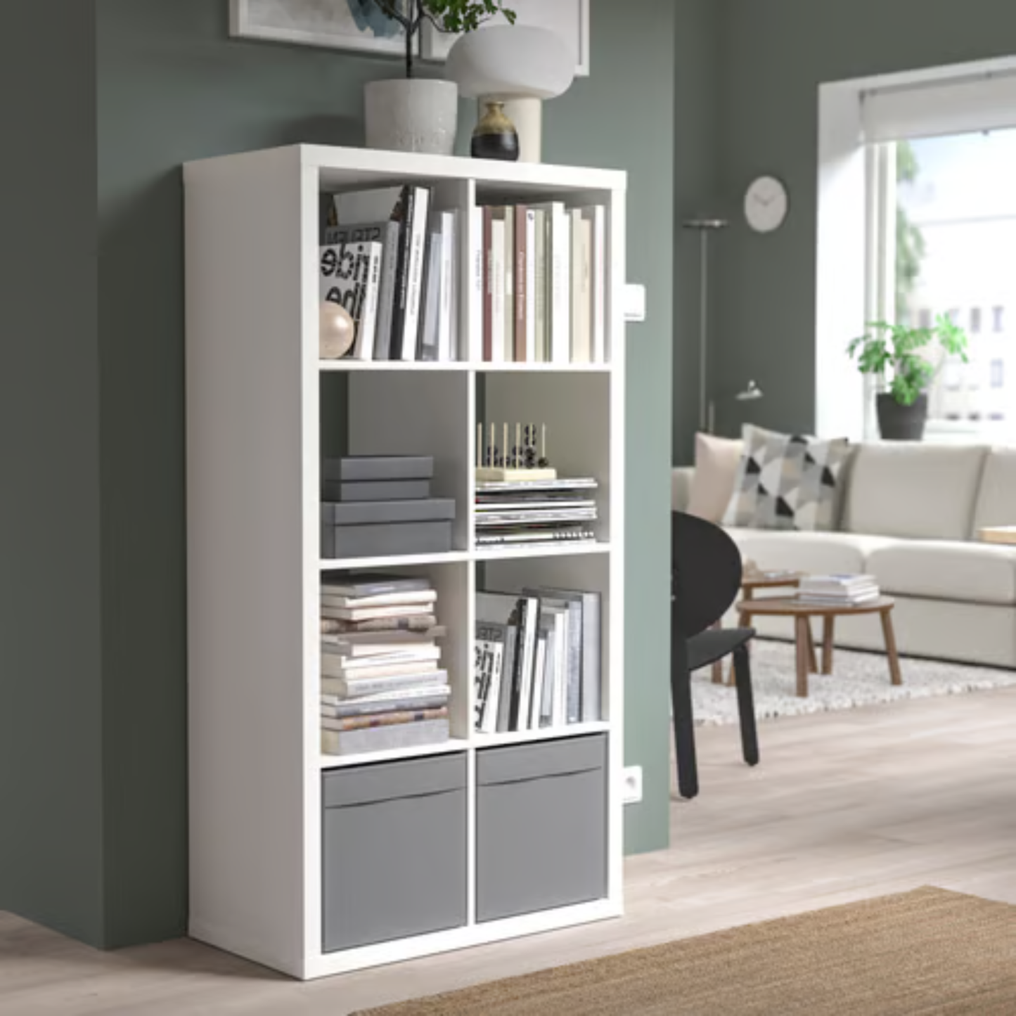 (4 PACK) IKEA DRÖNA Box, 33x38x33 cm (13x15x13 "),DARK GRAY