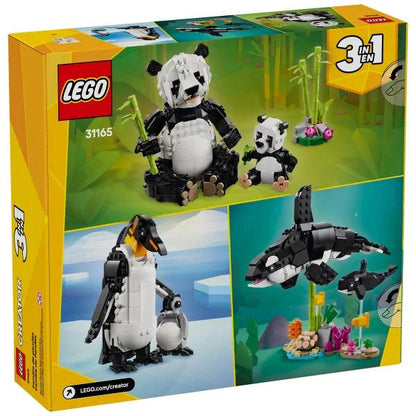 LEGO Creator 3 in 1 Wild Animals Panda Family Building Toy
