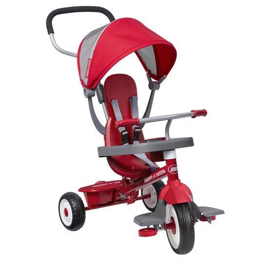 Radio Flyer 4-in-1 Stroll ‘N Trike – Grow-With-Me Toddler Tricycle (Ages 1–5)