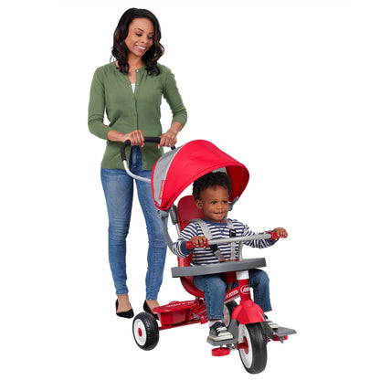 Radio Flyer 4-in-1 Stroll ‘N Trike – Grow-With-Me Toddler Tricycle (Ages 1–5)