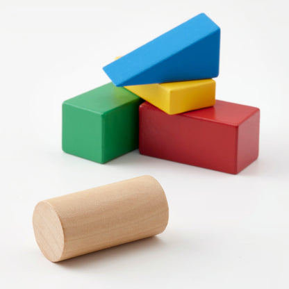 (40 Piece) IKEA UNDERHALLA wooden building block set, Multicolor