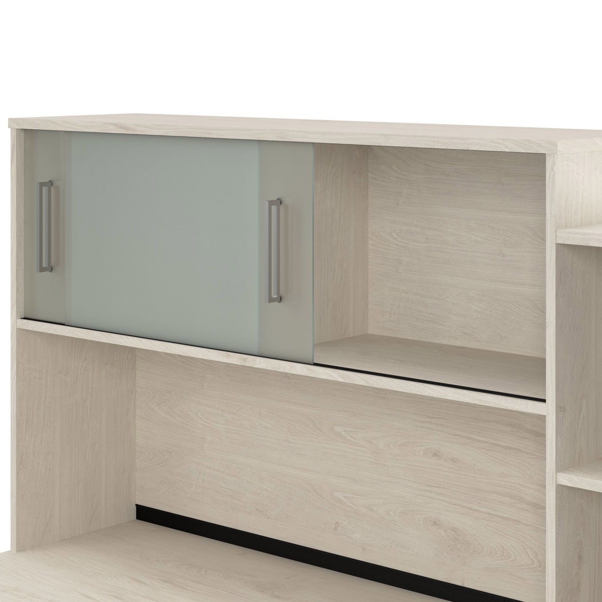 Bestar Orford L-Shaped Desk with Hutch