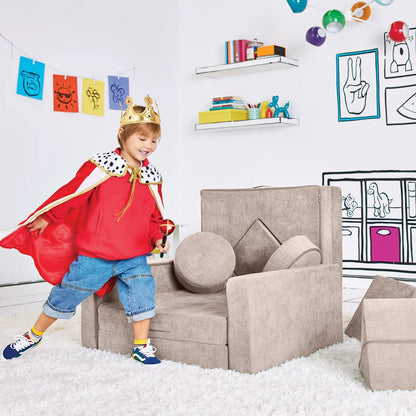 Yourigami 12-piece Kid’s Convertible Play Fort