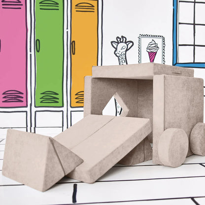 Yourigami 12-piece Kid’s Convertible Play Fort