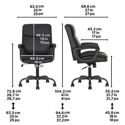True Innovations Mid-Back Manager Office Chair