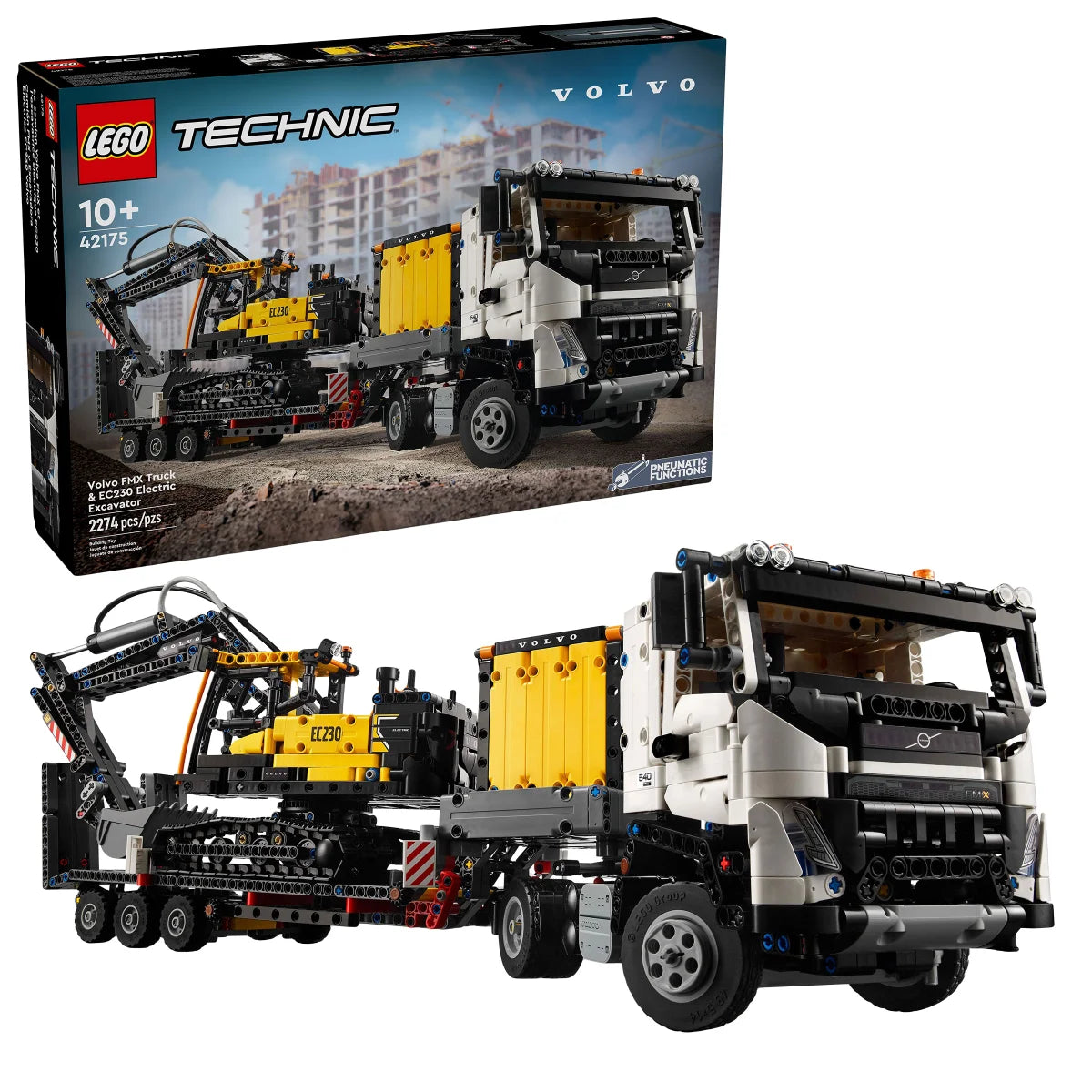 LEGO Technic Volvo FMX Truck & EC230 Electric Excavator