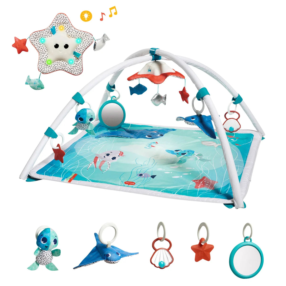 Tiny Love Treasure the Ocean 2-in-1 Musical Mobile, Gymini