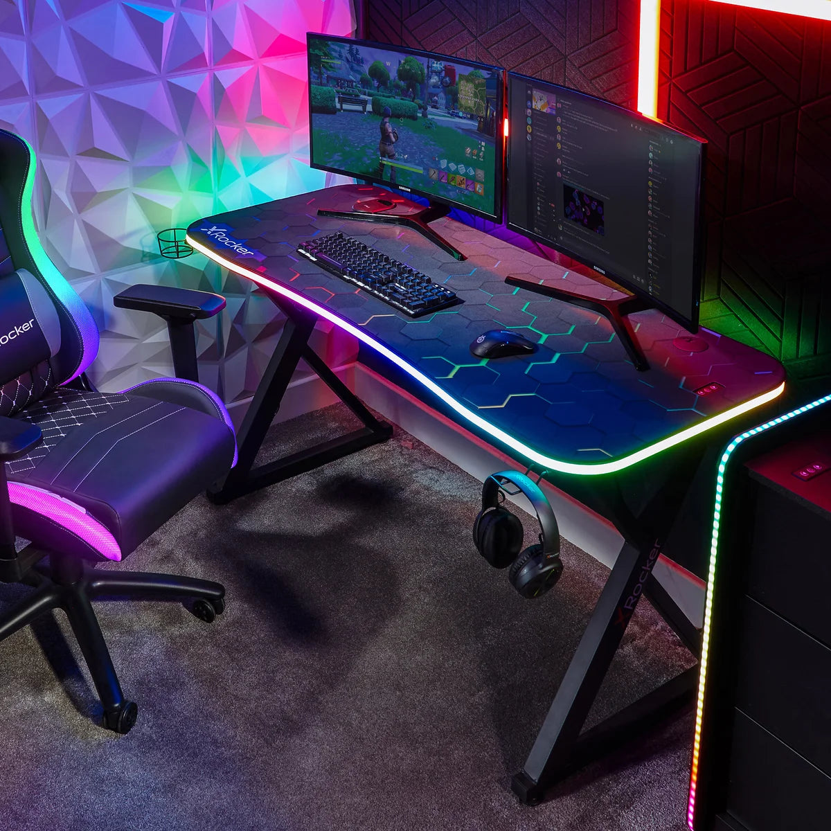 X Rocker Pulsar Max Gaming Desk