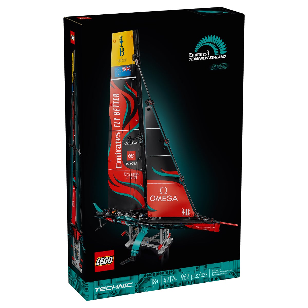 Online Only LEGO Technic Emirates Team New Zealand AC75 Yacht Building Set