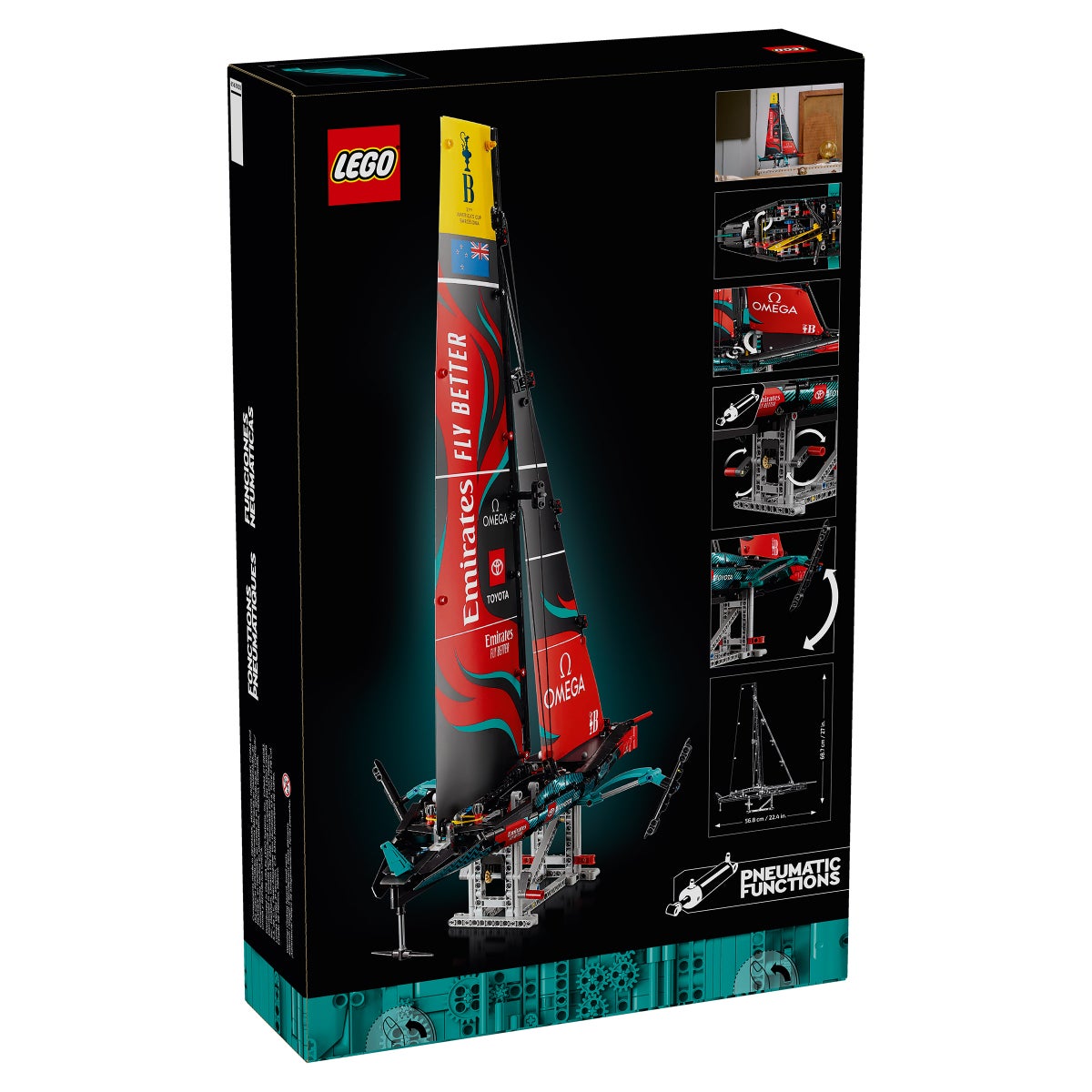Online Only LEGO Technic Emirates Team New Zealand AC75 Yacht Building Set