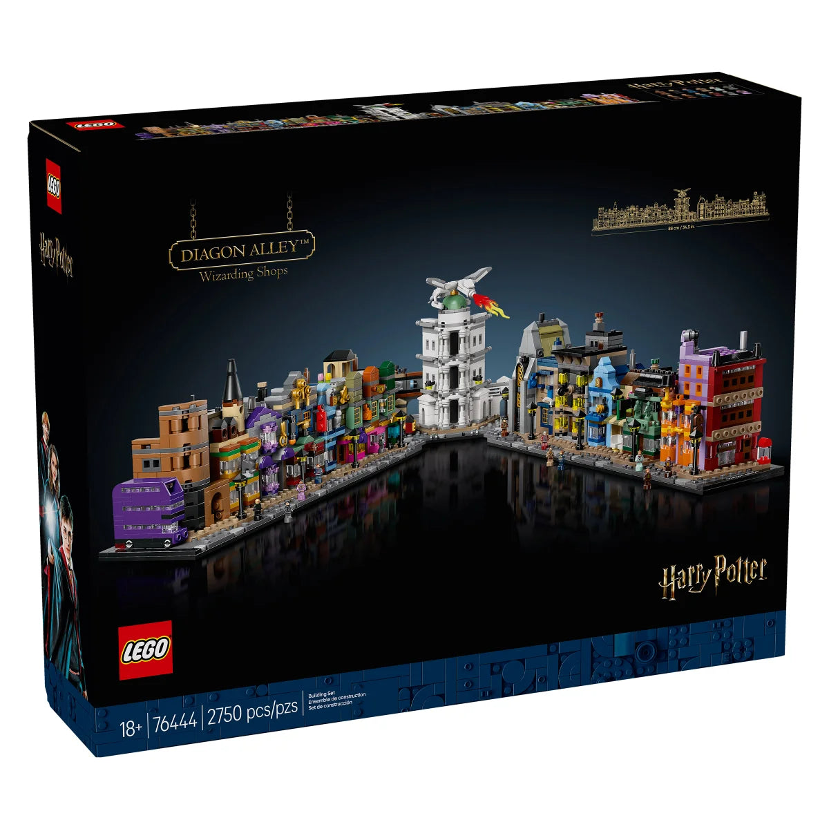 LEGO Harry Potter Diagon Alley Wizarding Shops Collectible Building Set