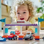 LEGO DUPLO Town F1 Team Race Cars & Drivers Building Toy