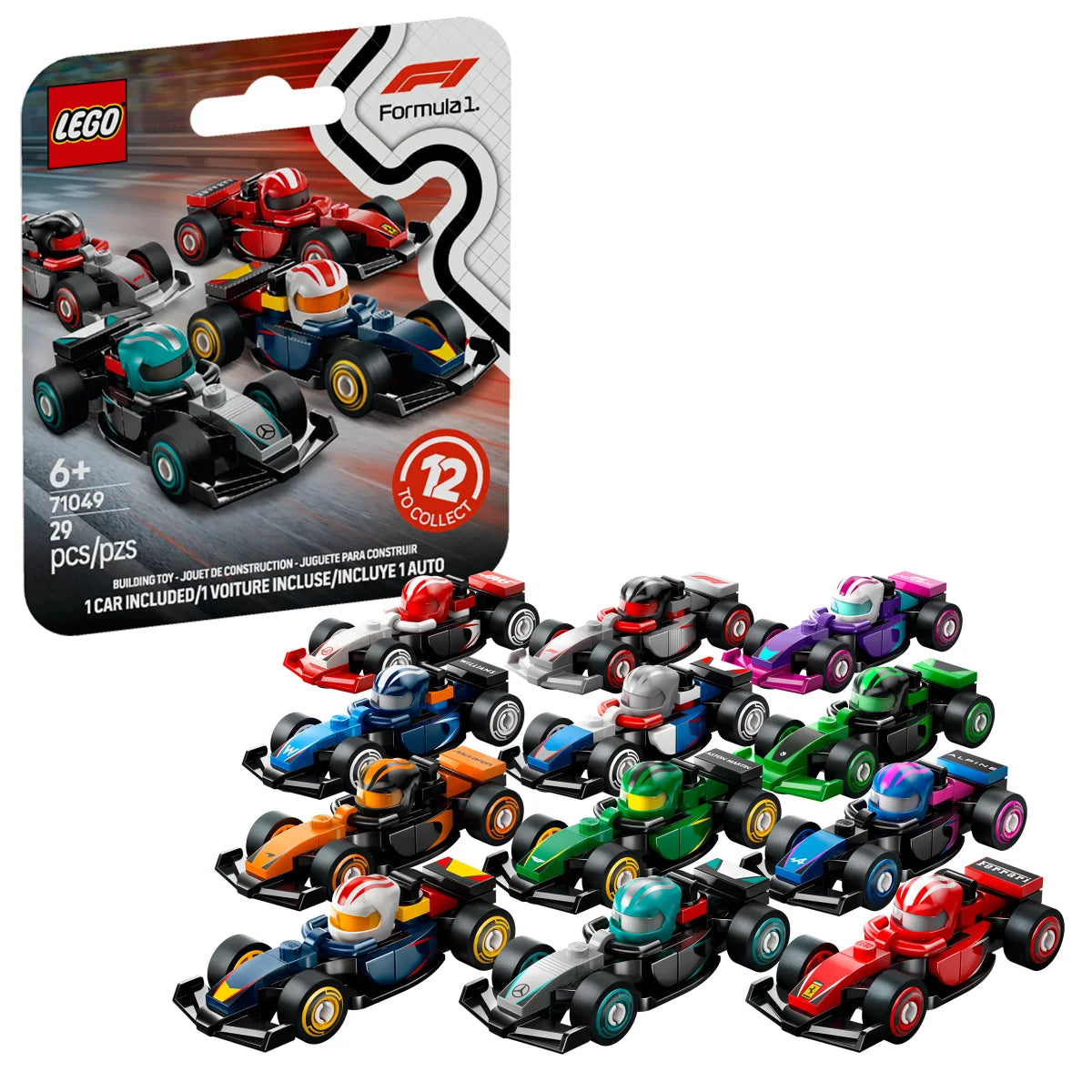 LEGO F1 Collectible Race Cars Building Kit (case of 36)