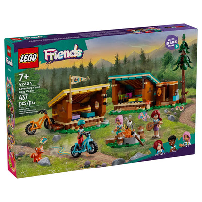 LEGO Friends Adventure Cozy Cabins Camping 42624