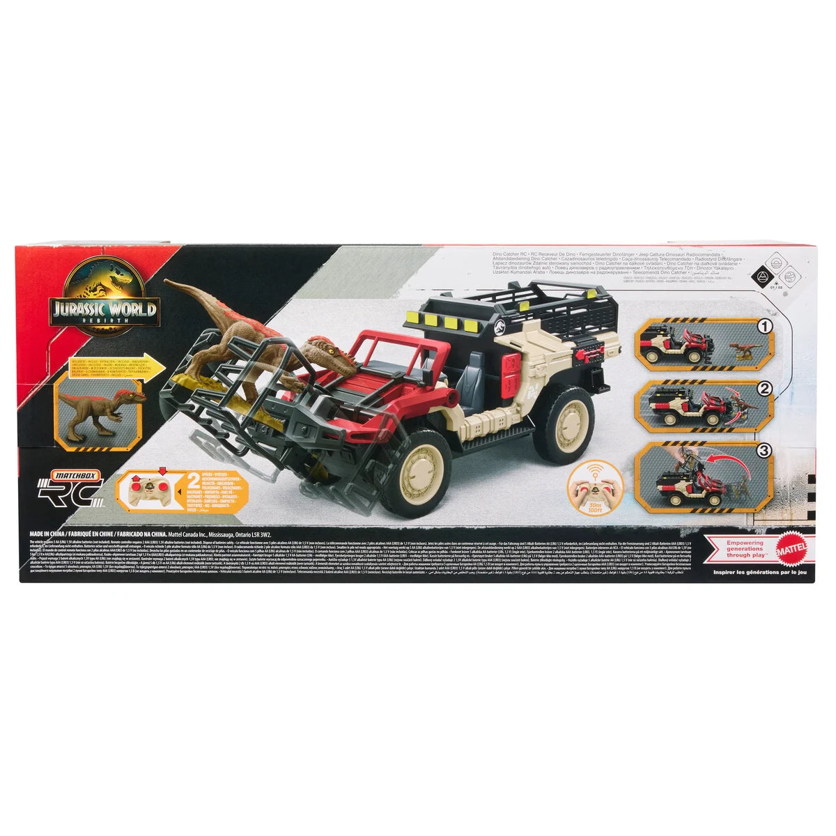Matchbox Jurassic World Dino Catcher R/C