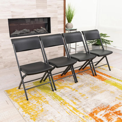 Lifetime Bypass Commercial Folding Chairs, 4-pack