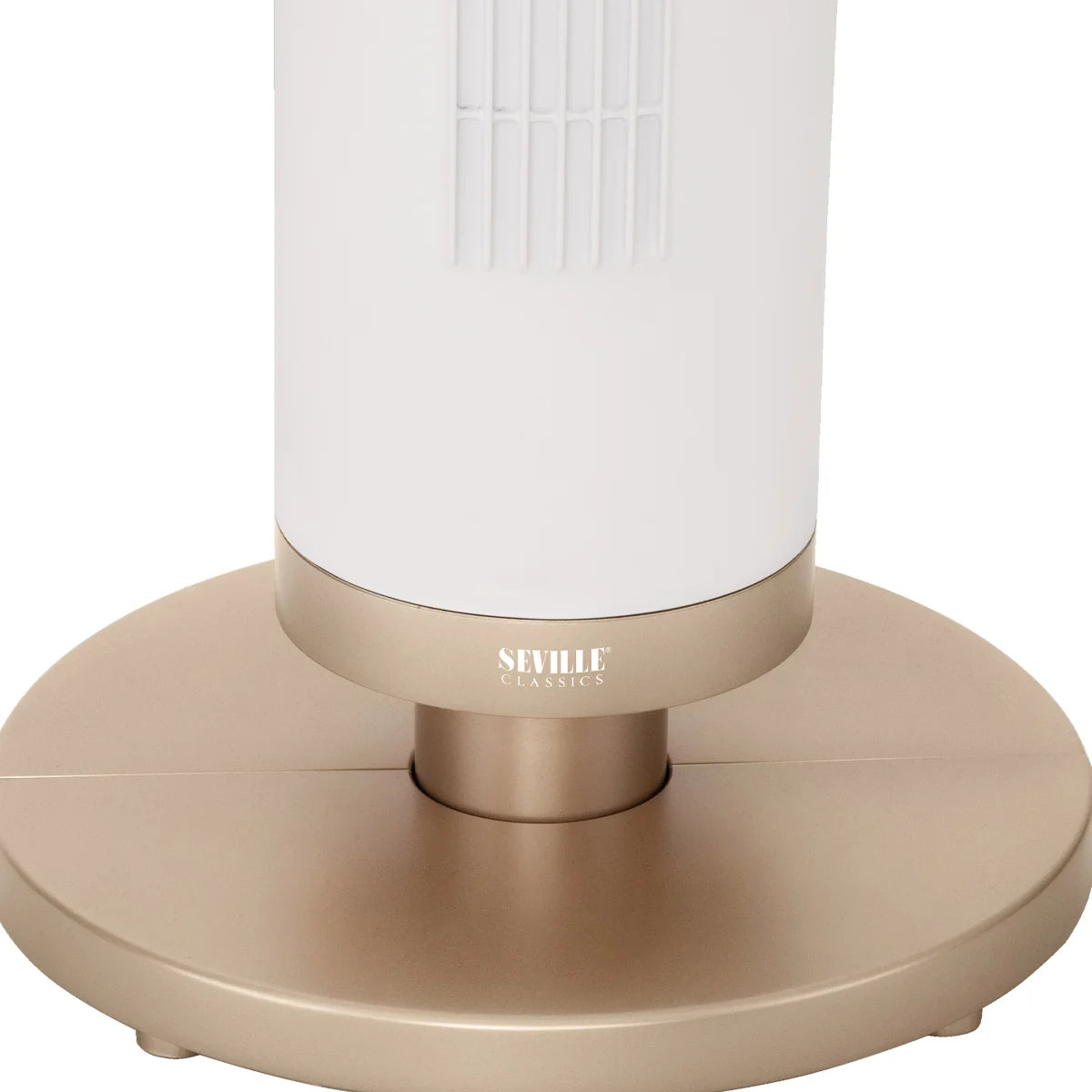 Seville Classics UltraSlimLine 96.01 cm (37.8 in.) Oscillating Tower Fan with Remote and LED Base Light