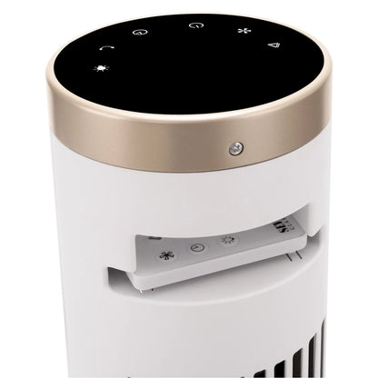 Seville Classics UltraSlimLine 96.01 cm (37.8 in.) Oscillating Tower Fan with Remote and LED Base Light