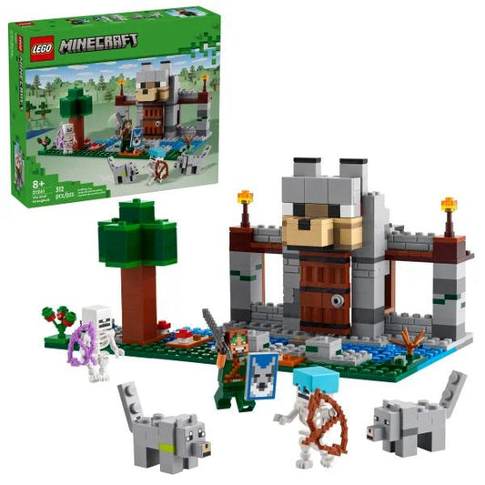 LEGO Minecraft The Wolf Stronghold Fortress Playset Video Game Toy