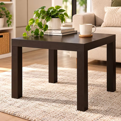 IKEA LACK Modern Square Side Tables (2-Pack), Black-Brown, 55x55 cm (21 5/8 x21 5/8 "), Lightweight Wooden-Look End Tables, Minimalist Sofa Side & Bedside Accent Tables with Easy Assembly for Living Room, Bedroom & Small Spaces