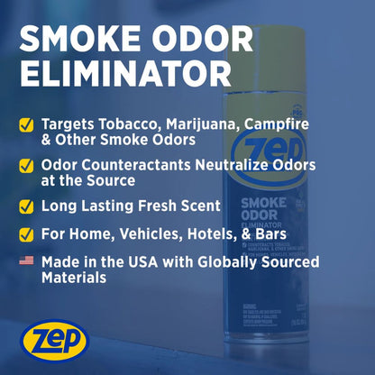 Zep Smoke Odor Eliminator Aerosol Spray (16 oz)