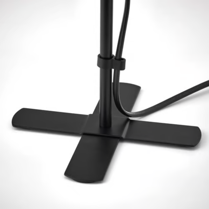 (2 PACK) IKEA BARLAST Table lamp, black/white, 31 cm (12 ")