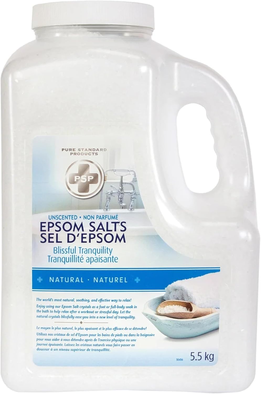 EPSOM Salt, Recovery Bath Soak | PSP Unscented Epsom Salt | 5.5 KG