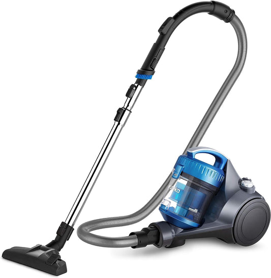 Eureka Powerful Canister Vacuum – 960W Motor, Bagless 2.5L Dust Cup, Multi-Surface Cleaning, Lightweight & Portable