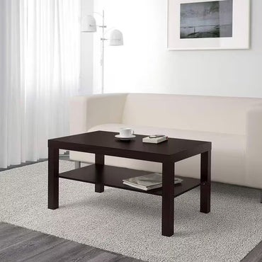 IKEA LACK Modern Rectangular Coffee Table, Black-Brown, 90x55 cm (35 3/8x21 5/8 "), Minimalist Wooden-Look Living Room Centre Table, Lightweight Sofa Table for Apartment, Lounge & Small Spaces