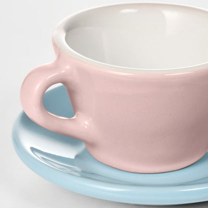 (8 Piece)IKEA DUKTIG cup/saucer playset, mixed colors