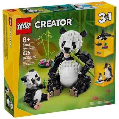 LEGO Creator 3 in 1 Wild Animals Panda Family Building Toy