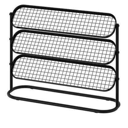IKEA ÄLGANÄS Shoe rack, black, 76x24x59 cm (29 7/8x9 1/2x23 1/4 ")