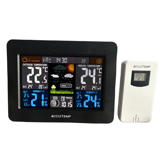AccuTemp Wireless Colour Weather Station