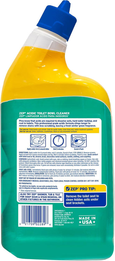 Zep Acidic Toilet Bowl Cleaner - 946 ml