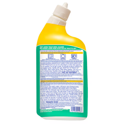 (2 Pack) Zep Acidic Toilet Bowl Cleaner - 946 ml