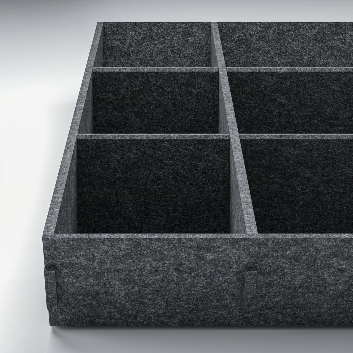 IKEA UPPDATERA Adjustable organiser for drawer, gray, 61x61 cm (24x24 ")