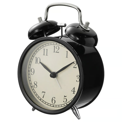 IKEA DEKAD Alarm clock, black, 10 cm (4 ")