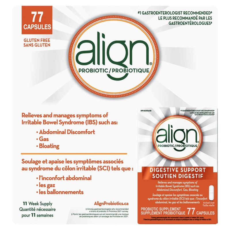 Complément probiotique Align, 77 capsules