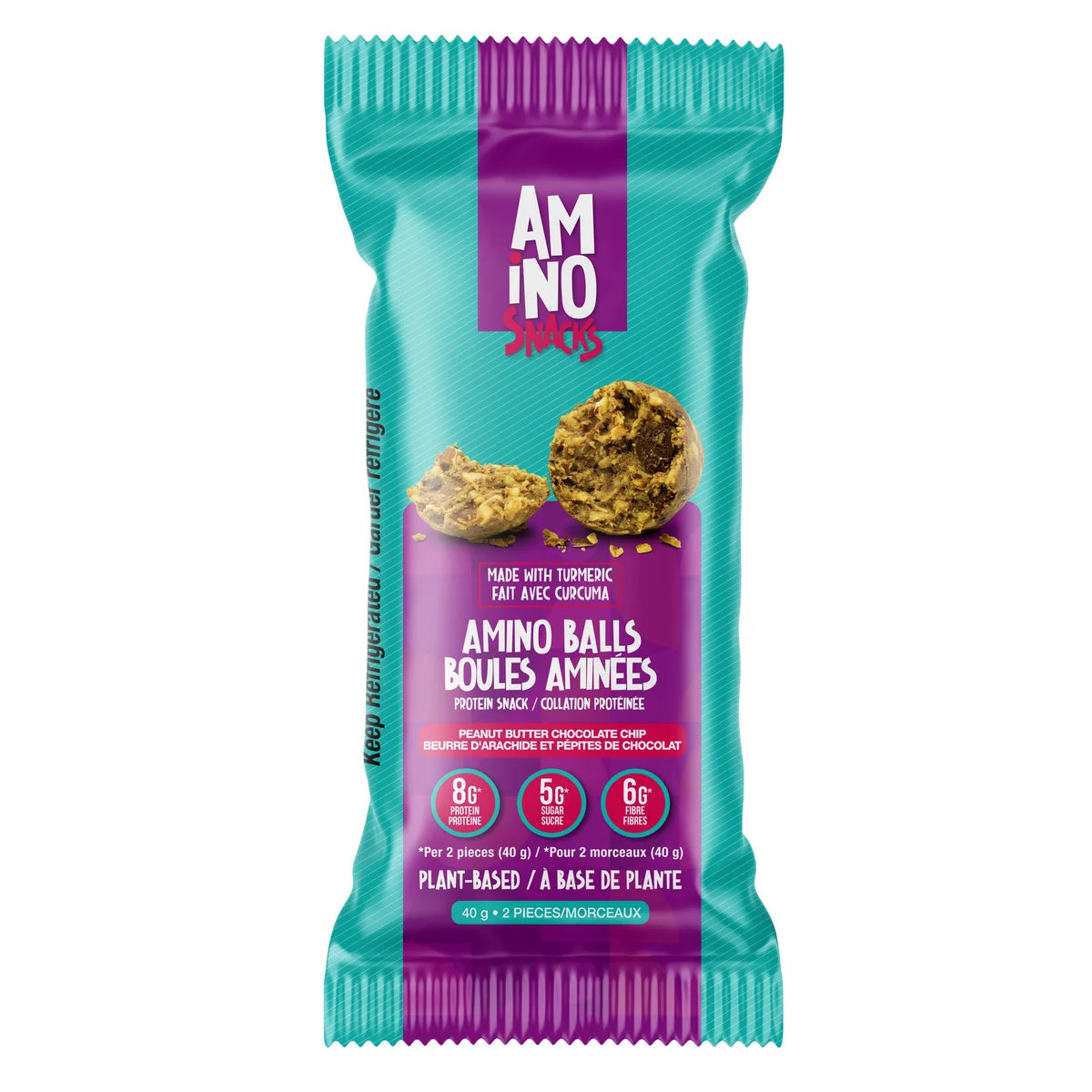 Amino Balls Vegan Protein Variety Pack, 36 × 40 g