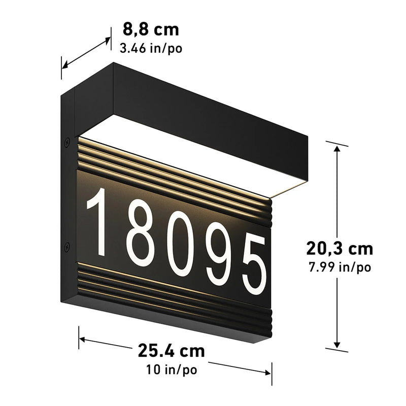 Artika LED Glow Address Sign